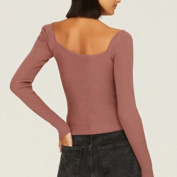 Joe's Jeans Colbie Cross Front Top size medium - Picture 3 of 7